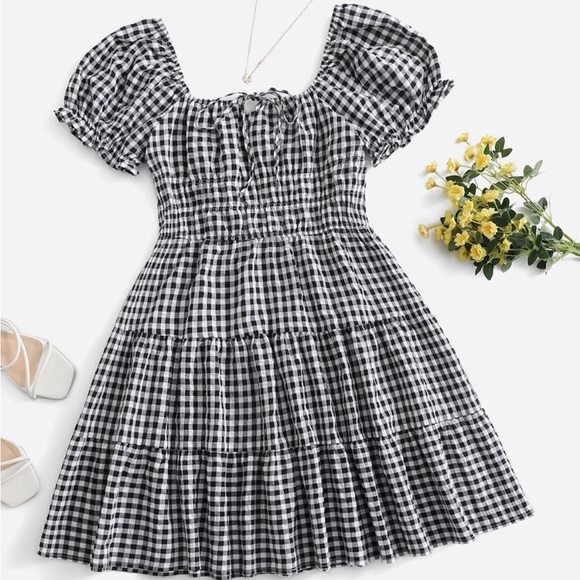 NWT Shein Plaid Dress - Picture 1 of 6